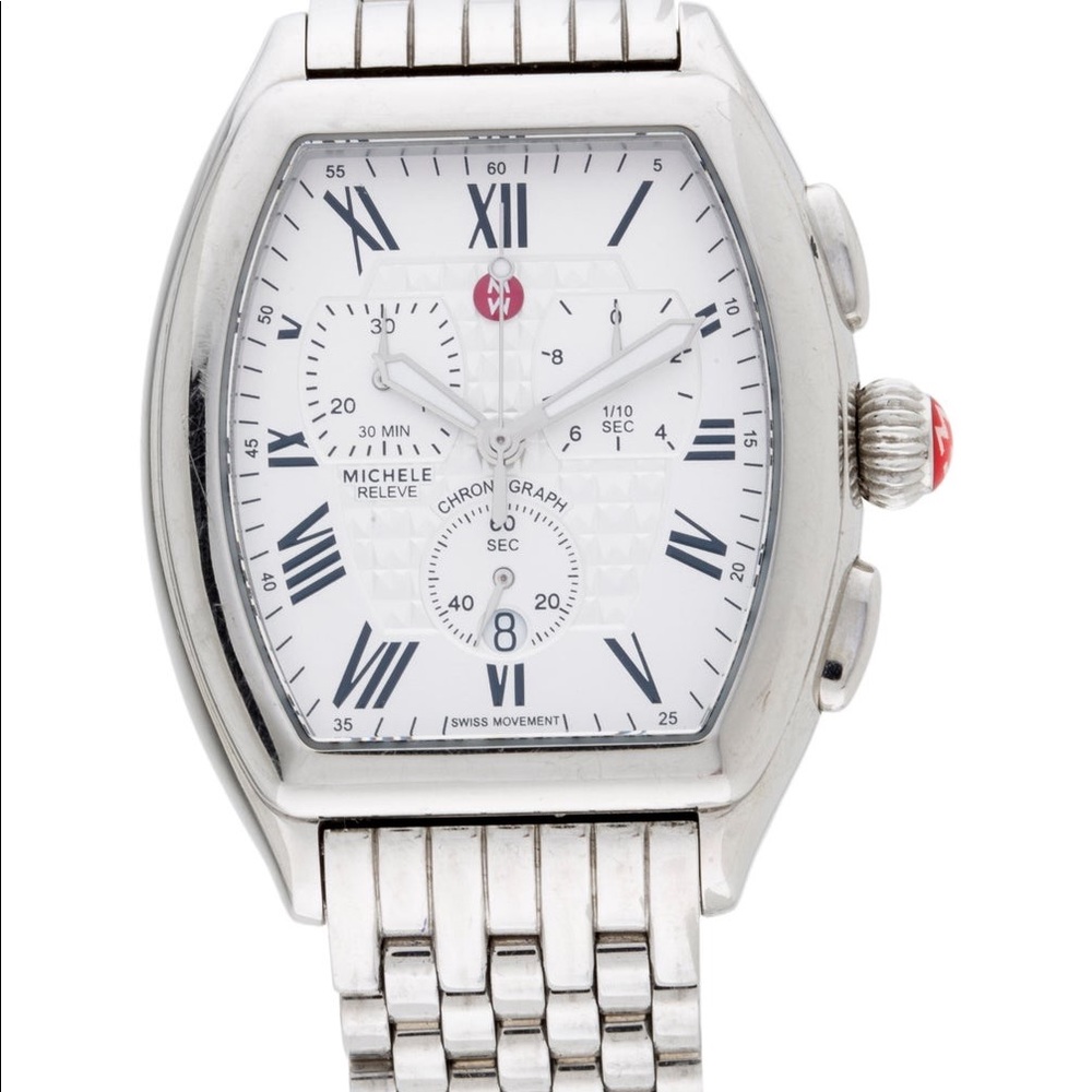 Michele Releve Chronograph Watch EUC